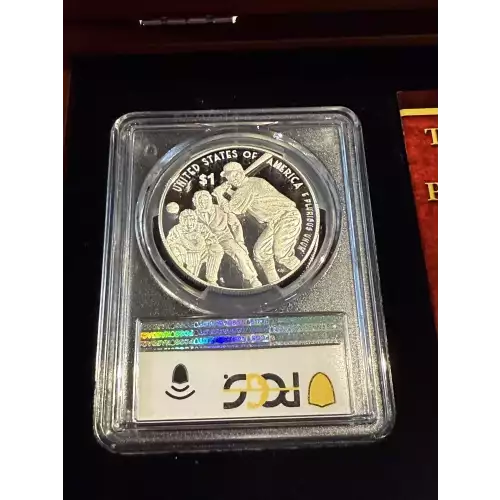 PCGS 2022 PR70DCAM Negro Baseball Leagues 100th Anniversary Privy Mark Silver $1 Dollar Early Issue (2)