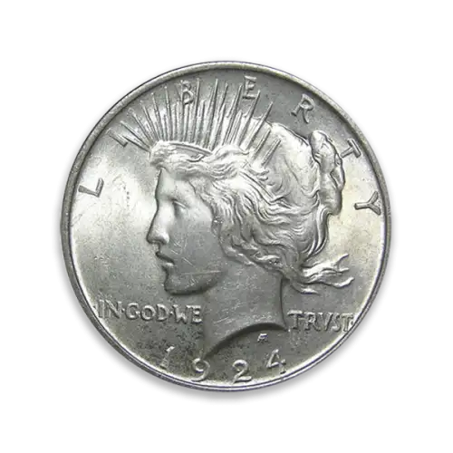 Peace Dollar (1922 - 1935) - Circulated.