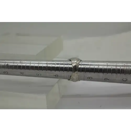 R1875 SILPADA .925 S.S. WAVY FELDSPAR BLACK GREY STONE size 7 #