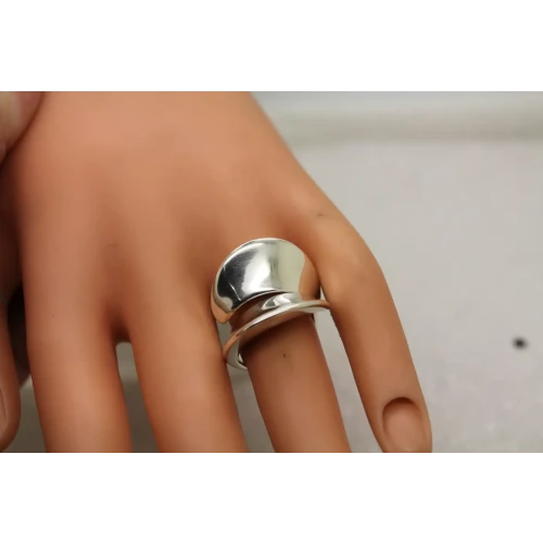 Rare GEORG JENSEN .925 S.S. #93 NANNA DITZEL design ring size 6