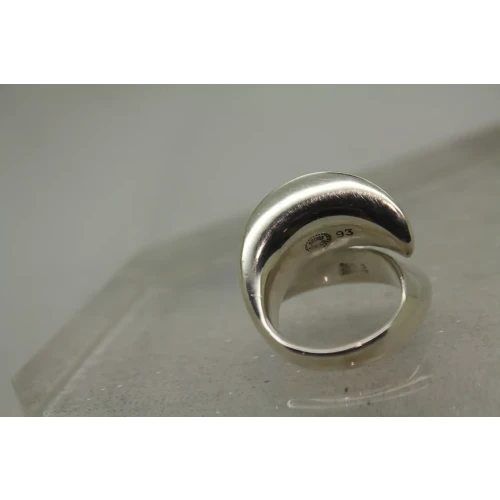 Rare GEORG JENSEN .925 S.S. #93 NANNA DITZEL design ring size 6