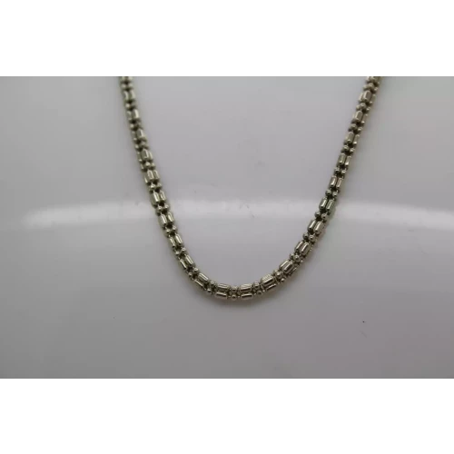 Retired SILPADA .925 S.S. DOT DASH BEADED CHAIN necklace 17