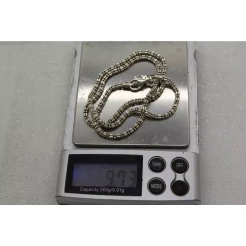 Retired SILPADA .925 S.S. DOT DASH BEADED CHAIN necklace 17