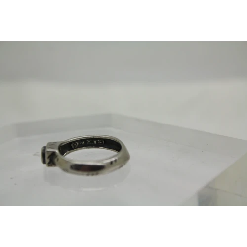 Retired Vintage SILPADA .925 S.S. PERIDOT SOLITAIRE ring size 7 #