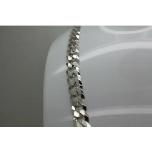 Rhodium over .925 S.S. THICK CUBAN CHAIN necklace 23