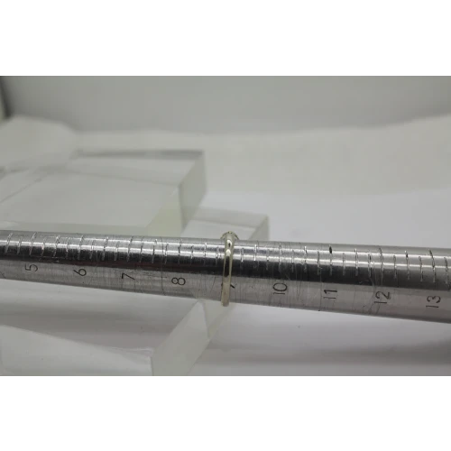 ROBERT MANSE .925 S.S. 18k Y.G. AMETHYST CABOCHON ring size 9 #