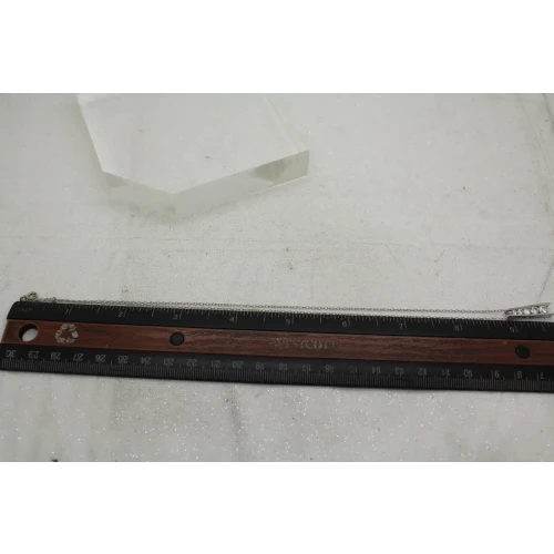 RSE ROBERT SEEMAN .925 S.S. CZ JOURNEY PENDANT necklace 18