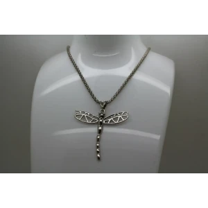 SHABLOOL DIDAE ISRAEL .925 S.S. DRAGONFLY pendant necklace 18