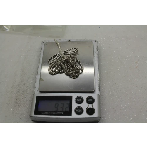 SHABLOOL DIDAE ISRAEL .925 S.S. DRAGONFLY pendant necklace 18