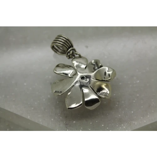 SHERRY TINSMAN .925 S.S. DAISY FLOWER VINE BALE pendant