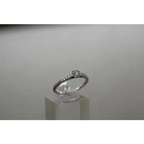 Signed 10k W.G. DIAMOND ILLUSION PROMIS ENGAGEMENT ring size 8
