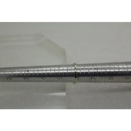 Signed .925 S.S. BLUE SAPPHIRE SOLITAIRE ring size 6 #