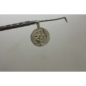 Signed .925 S.S. CHINESE LOVE SYMBOL SOLID ROUND pendant
