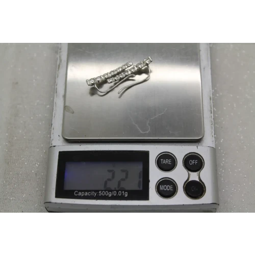 Signed .925 S.S. CZ JOURNEY EAR CLIMBER CRAWLER CUFF earrings (4)