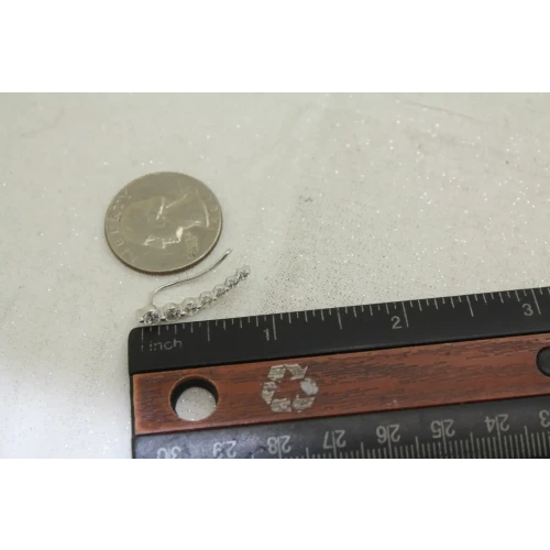 Signed .925 S.S. CZ JOURNEY EAR CLIMBER CRAWLER CUFF earrings (5)