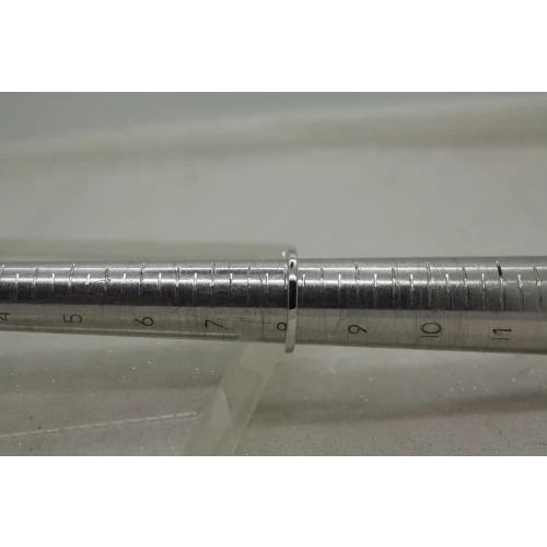 Signed .925 S.S. Emerald Cut LARGE BLUE CZ with accents ring size 8