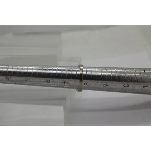 Signed .925 S.S. OPAL INLAY SIGNET STYLE ring size 7.75 #