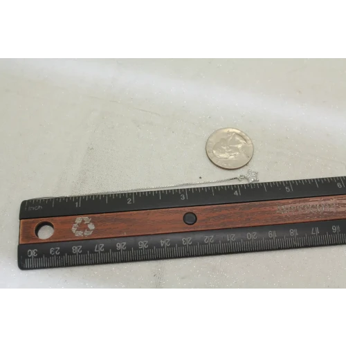 Signed .925 S.S. PAVE CZ STARS THREADER earrings