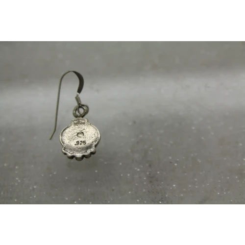 Signed .925 S.S. SOUTHWESTERN DESIGN OPAL DANGLE earrings