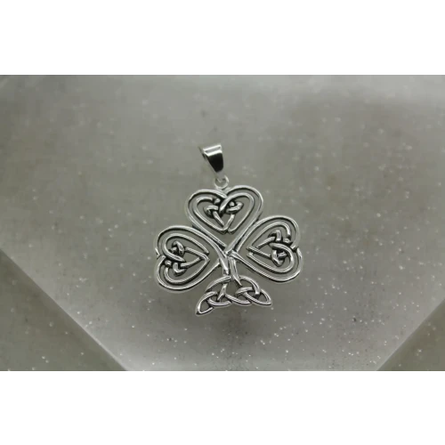 Signed .925 Sterling Silver CELTIC TREE pendant