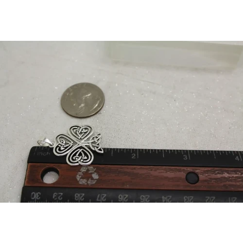 Signed .925 Sterling Silver CELTIC TREE pendant