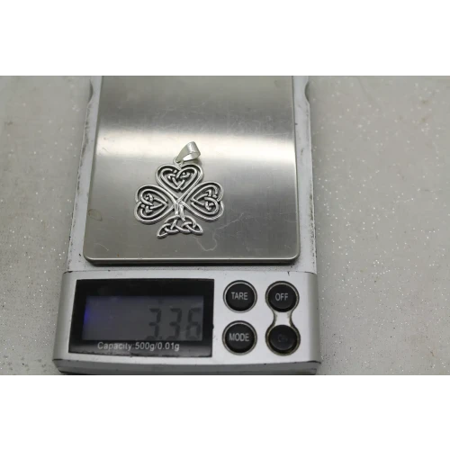 Signed .925 Sterling Silver CELTIC TREE pendant
