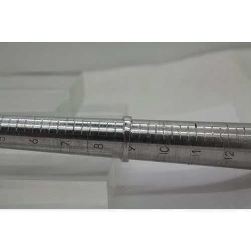 Signed BBJ .925 S.S. LONDON BLUE TOPAZ 3 Stone ring size 9 #