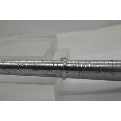 Signed CNA .925 S.S. GARNET 3 Stone HEART FILIGREE ring size 8