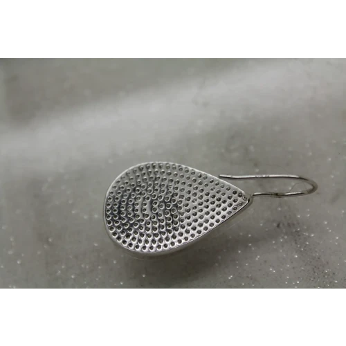 Signed FZN .925 S.S. PAVE CRYSTALS TEARDROP earrings