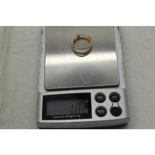 Signed GDM 10k Y.G. DIAMOND RING ENHANCER size 5.25