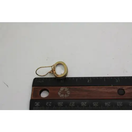 Signed JISIELLI Vermeil .925 S.S. lrg. FACETED QUARTZ DROP DANGLE
