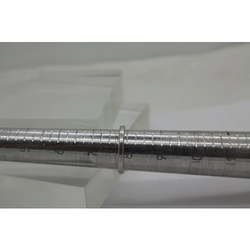 Signed MCGI .925 S.S. LONDON BLUE TOPAZ 3 Stone ring size 7.75 #