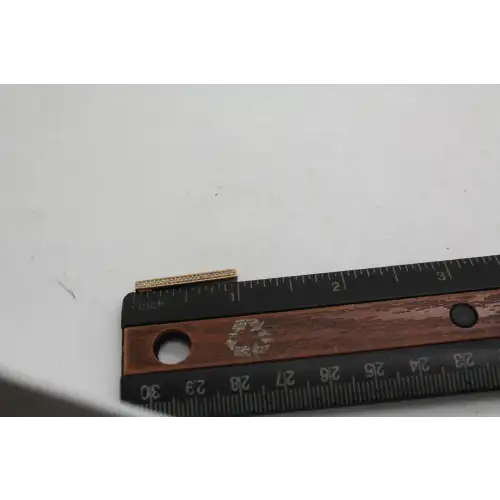 Signed ODI 10k R.G.  .10ctw DIAMOND VERTICAL BAR pendant