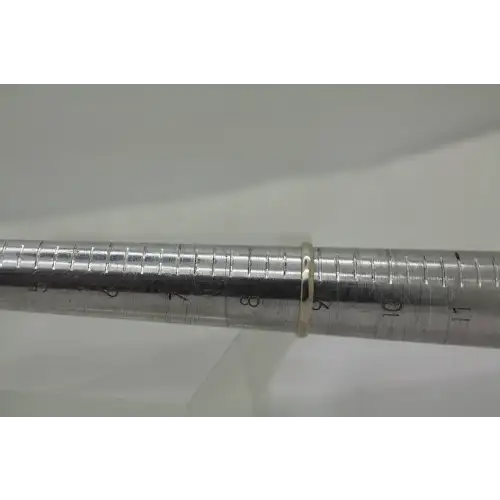 Signed PSCI .925 S.S. NARROW SOLID BAND ring size 9 #