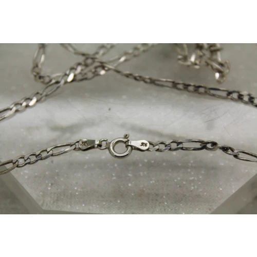 Signed RC .925 S.S. 3.1mm FIGARO LINK CHAIN necklace 30