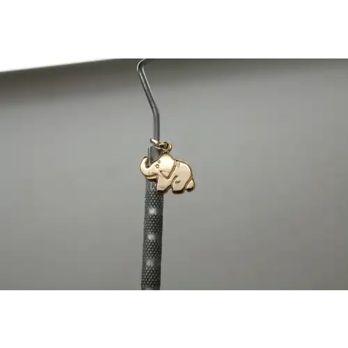 Signed RCI 10k R.G. ELEPHANT FIGURAL pendant