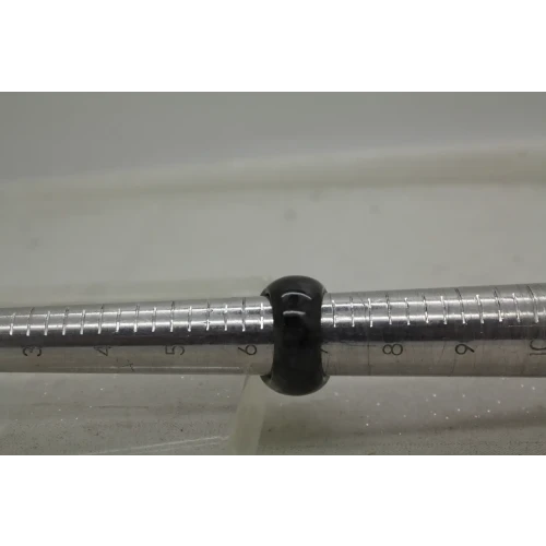 Signed STN 14k Y.G. BEZEL SET CHALCEDONY on JASPER ring size 6.75