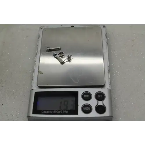 Signed STS 14k W.G. AQUAMARINE DROP earrings