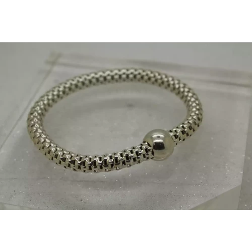 SILPADA .925 S.S. CHIC FLEXIBLE MESH BALL DESIGN bracelet 7