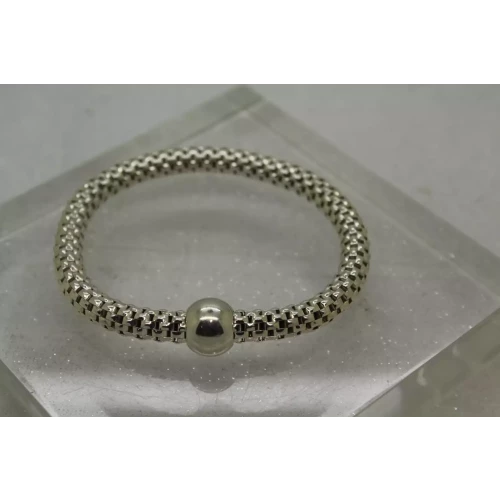 SILPADA .925 S.S. CHIC FLEXIBLE MESH BALL DESIGN bracelet 7