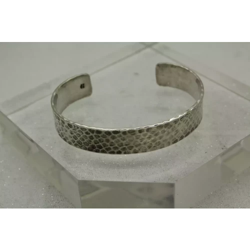 SILPADA .925 S.S. HAMMERED DESIGN CUFF bracelet 7