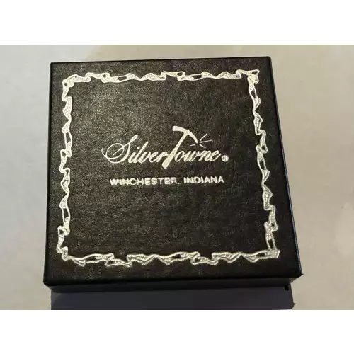 Silver Towne 1991 Engrave-able 1 oz .999 Fine Silver Round Santa Ornament  (3)