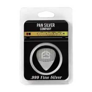 Pan Silver .999 Fine Silver Guitar Pick 10g