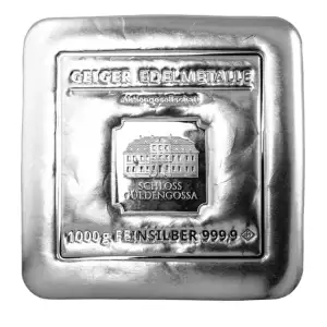 1000g kilo Geiger Silver Bar