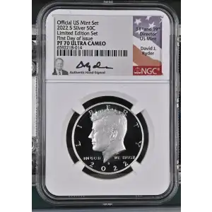 2022 S Limited Edition Set First Day of Issue Official US Mint Set ULTRA CAMEO (2)