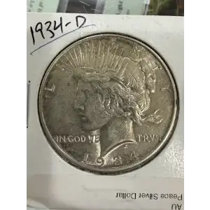 Peace Silver Dollar