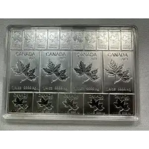 2 oz Silver Bar - Royal Canadian Mint Maple Flex Bar (.9999 Fine)