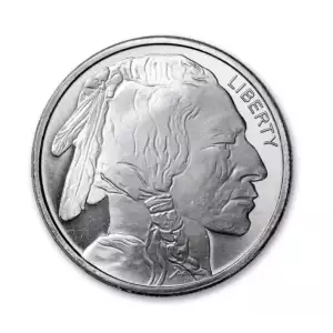 1/4 oz .999 Fine Silver Buffalo Round