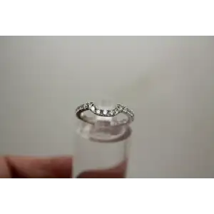 NEIL LANE 14k W.G. .50cttw DIAMOND RING ENHANCER BAND size 5