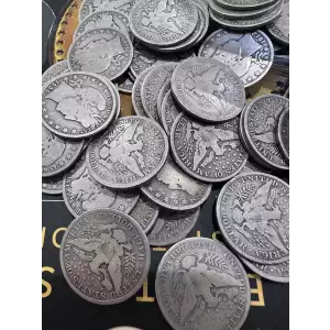US 90% Silver Barber Half Dollars 